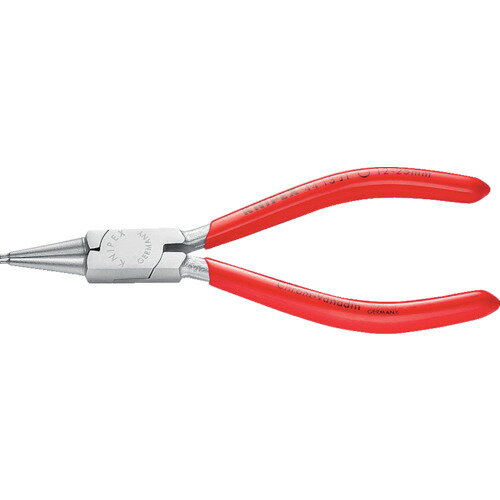 鉗子 - ■[スナップリングプライヤー]KNIPEX社 KNIPEX 穴用スナップリングプライヤー 12−25mm 4413-J1 1丁【446-8031】【代引不可商品】【メール便1個まで対象商品】