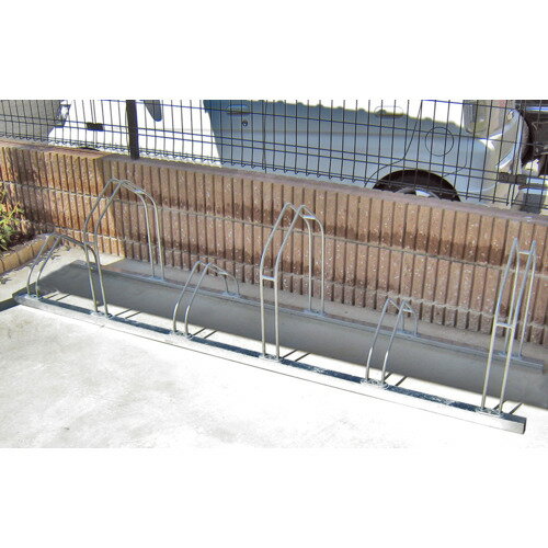 [自転車スタンド]（株）ダイケン DAIKEN 平置き自転車ラック前輪差込式サイクルスタンド 6台収容ピッチ..