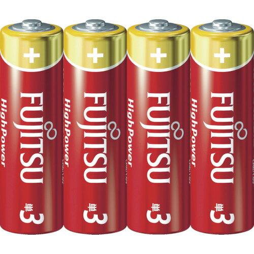 ■【3個までメール便で発送可能】[アルカリ電池]FDK（株） 富士通　アルカリ単3（4個）HighPower　LR6FH(4S) 1PK（4本入）【492-4681】【代引不可】