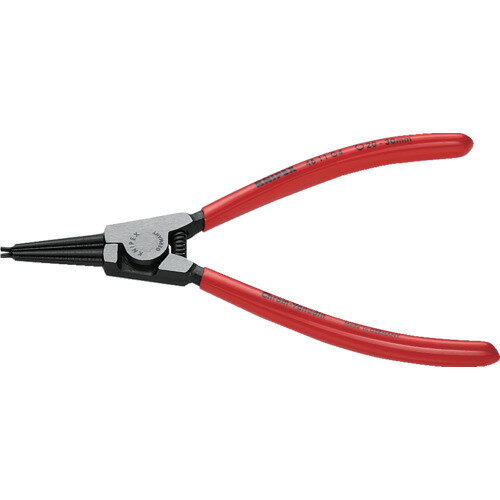 ■[スナップリングプライヤー]KNIPEX社　KNIPEX　4611−G4　軸用グリップリング用プライヤー　4611G4　1丁【831-4544】【代引不可商品】【メール便1個まで対象商品】