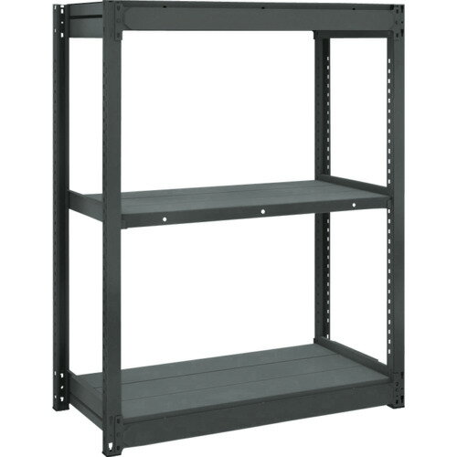 [スチール製軽量ボルトレス棚]【送料無料】TRUSCO TUG型軽量棚 黒 100kg単体 940X324XH1200 3段 TUG100-43K-3-BK 1台【代引不可商品・メーカー直送】【北海道・沖縄送料別途】【smtb-KD】【お取り寄せ品】