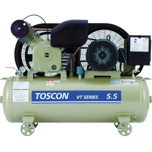 [レシプロコンプレッサー（給油式）]【送料無料】東芝産業機器システム（株） 東芝 タンクマウントシリ..