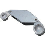 ■[ポケットルーペ]池田レンズ工業（株） 池田レンズ メタルホルダールーペ 倍率10倍・20倍 7020-W 1個..