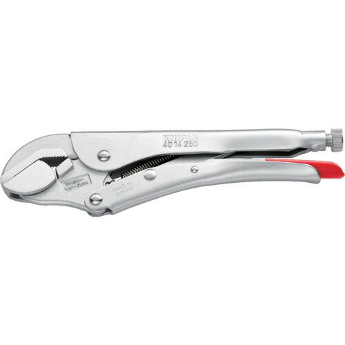 ■[グリッププライヤー]KNIPEX社　KNIPEX　グリッププライヤー　250mm　4014250　1丁【836-8965】【代引不可商品】【メール便1個まで対象商品】
