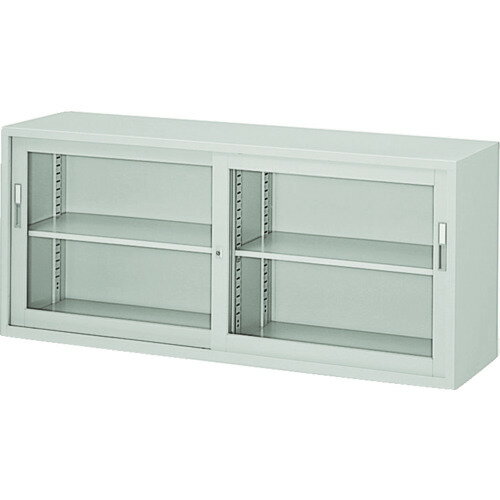 书柜 - [スタンダード書庫]（株）ナイキ NAIKI ガラス引違書庫 HG608AW 1台【836-9156】【代引不可商品】