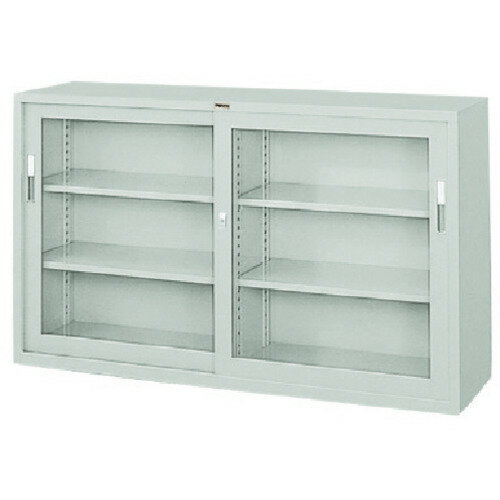 [スタンダード書庫]（株）ナイキ NAIKI 引違い書庫（ガラス戸） HG53AW 1台【836-9165】【代引不可商品..