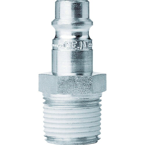 [金属カップリング]セインジャパン（株） CEJN シリーズ320 ニップル NPT1／2オネジ 10-320-5455 1個