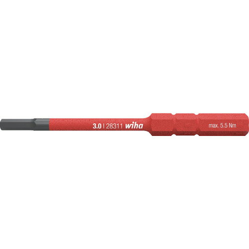 ■[絶縁工具（ドライバー）]ビーハ社 wiha 絶縁スリムバリオ 差替式ビット 六角 対...
