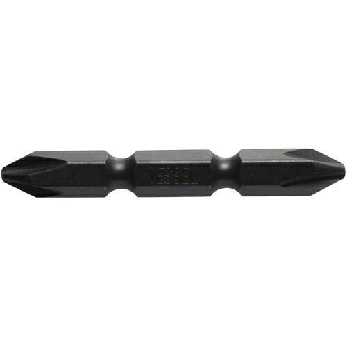 Driver - ■[両頭ドライバービット]（株）ベッセル VESSEL ブラックビットA14B＋2X50 10本【371-1161】【代引不可商品】【メール便1個まで対象商品】