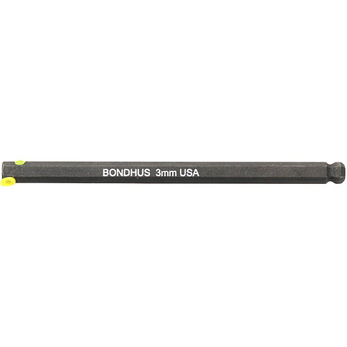 [ヘキサゴンソケット]ボンダス・ジャパン（株） BONDHUS 【交換用】ボールポイント・ビット（全長50mm） 3mm 31456 1個【406-6570】