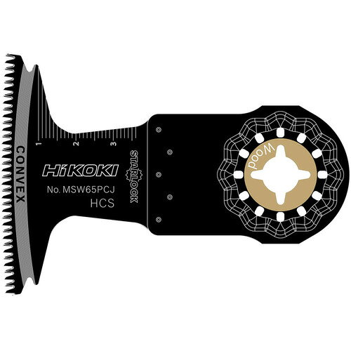 ■[マルチツール]工機ホールディングス（株） HiKOKI マルチツールブレード MSW65PCJ STARLOCKタイプ 0037-0787 1枚【159-1731】【代引不可商品】【メール便1個まで対象商品】