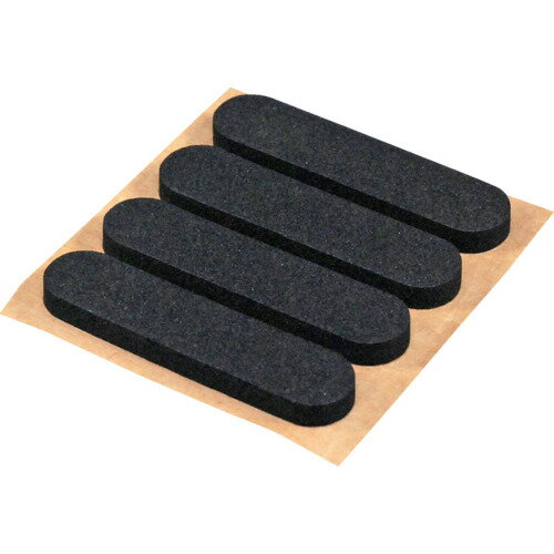 ■【3個までメール便で発送可能】[防振材（下敷きタイプ）]（株）光 光 スポンジ 13×55×5mm 4p SR-535 1Pk【854-8057】【代引不可】