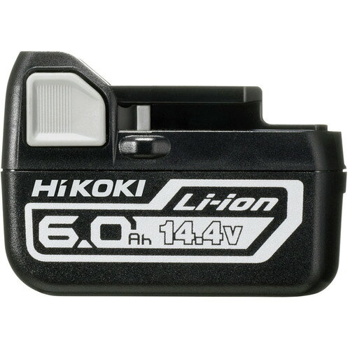 【特長】●14.4Vの電池パックです。●蓄電池2年保証です。【用途】●ハイコーキ(HiKOKI)コードレス電動工具用電源に。【仕様】●種類：電池パック●電圧(V)：14.4●容量(Ah)：6.0●製造国：中国●全長 mm：97●全幅 mm：76●全高 mm：68●電池電圧 (1) V：14.4●電池容量 (1) Ah：6【仕様2】●14.4Vリチウムイオン電池(スライド式)●適用機種：全てのスライド式14.4V製品●適用充電器：UC36YSL、UC18YDL2、UC18YDL、UC18YTSL、UC18YSL3、UC18YFSL、UC18YML2、UC18YKSL●装着方式：スライド式【注意】●日立工機（株）のブランドは、2018年10月「HiKOKI」に変わりました。【原産国（名称）】中国【質量】520.000【質量単位】G【JANコード】4549115099715【メーカー名】工機ホールディングス（株）【関連キーワード：ものづくりのがんばり屋楽天市場店】
