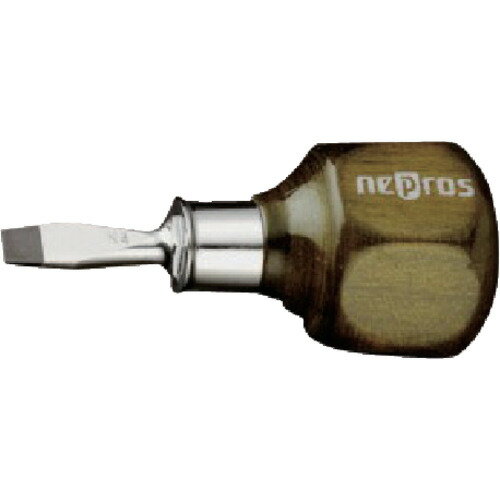 【特長】●グリップは握りやすい六角断面形状です。●クロスは赤系色、マイナスは緑系色に仕上げていますので、判別が容易にでき、作業性が向上します。【用途】●ネプロス・汎用工具【仕様】●刃先：［［−］］6.3●軸長(mm)：28●全長(mm)：8...