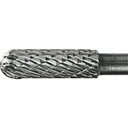 ■[超硬バー]【滑らかな加工が可能！】（株）スーパーツール スーパー スーパー超硬バー オール超硬 先丸円筒型（シングルカット）刃径：4．0mm 刃長：12．7mm 軸径：3．0mm SB2D03S 1本【代引不可】【メール便1個まで対象商品】