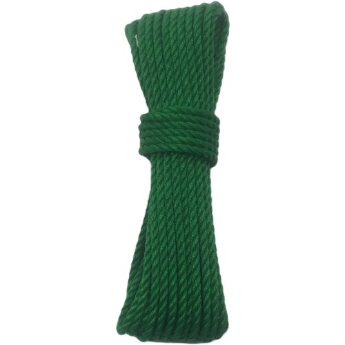[ロープ（ポリエチレン）]（株）ユタカメイク ユタカ ロープ PEロープグリーン 5φ×10m A-68 1巻【367-4495】
