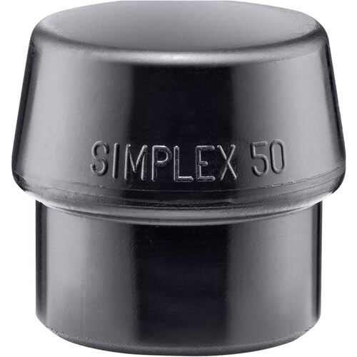 ロームヘルド・ハルダー（株） HALDER ハンマー用部品 SIMPLEX プラスチックハンマー用 交換用インサート 径（50）mm ゴム複合材（黒） 3202.050 1個