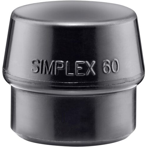 ロームヘルド・ハルダー（株） HALDER ハンマー用部品 SIMPLEX プラスチックハンマー用 交換用インサート 径（60）mm ゴム複合材（黒） 3202.060 1個