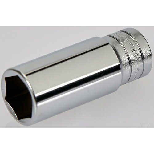 [ソケット]京都機械工具（株） KTC 6．3sq．ディープソケット（六角） 対辺寸法9／16inch 差込角6．35mm 全長50mm B2L916 1個【807-0091】