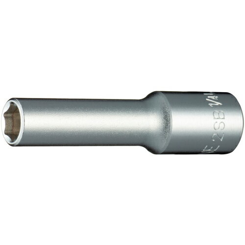 Socket Wrench - ■【3個までメール便で発送可能】[ソケット]TONE（株） TONE ディープソケット 対辺寸法1／4インチ 2SB-08L 1個【810-9627】【代引不可】