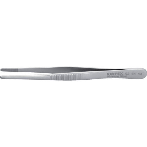 Tweezers - ■[鋼製ピンセット]KNIPEX社 KNIPEX 9264−43 精密ピンセット 120MM 1本【835-5181】【代引不可商品】【メール便1個まで対象商品】