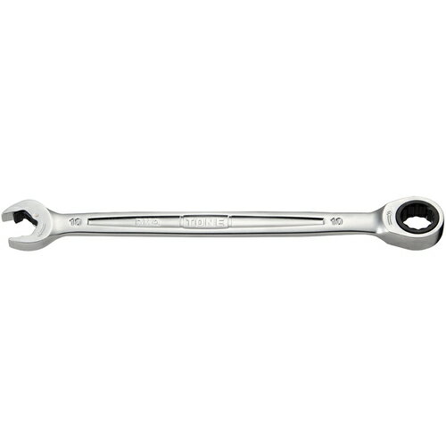 Socket Wrench - ■【3個までメール便で発送可能】[コンビネーションラチェットレンチ]TONE（株） TONE　クイックラチェットめがねレンチ　10mm　RMQ-10 1丁【389-3685】【代引不可】