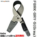 ギターストラップ グレー グルーブギア FABRK Strap FBRK-GRY-S Gray GRUVGEAR