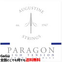 【商品説明】 Augustine Classical Guitar String 輝かしい音色と耐久性を誇るナイロン弦を世界で初めて開発、 またたくまにギター弦の標準となり、ギタリストの間で絶大な人気を誇るブランド、 それが「オーガスチン」です。 ▼PARAGON COLLECTION▼ パラゴン、それは無傷のダイヤモンド。キラキラとした原石。言葉の如くパラゴン弦は、完璧を追究した新たな定義。 かつてアルバート・オーガスチンが、初めてナイロン製ギター弦の開発に成功した時、彼は全てのクラシックギタリストへ新たな定義を考案しました。 アンドレス・セゴビアの監修に始まり、70年以上にも渡りオーガスチンはその卓越されたアイデアを担ってきました。 そして今、絶え間なく変化を遂げる素晴らしいギタリスト達が描く音色のパレットに彩を添えるべく、オーガスチンは、このパラゴン弦を開発しました。 ブライトでクリスピー、そしてブリリアントな音色のパラゴン・フロロカーボン高音弦は、ハイテンション。 低音弦は、オーガスチンが誇る、Classic BLUEで構成されています。 音の立ち上がりの速さ、そして確かな信頼性、現代的に融合された素晴らしい音色を提供します。 ※パッケージは予告なく変更することがございますので予めご了承ください。