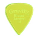 【ポイント10倍!マラソン期間限定】グラビティ ピック ギターピック GRAS15P -Razer Standard 1.5mm, Fluorescent Green