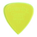 【ポイント10倍!マラソン期間限定】グラビティ ピック ギターピック GCPS15P -Classic Pointed Standard 1.5mm, Fluorescent Green