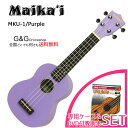 【Maikai MKU1 SET】チューニングがしやすく、安定性の高いギアペグを採用したソプラノウクレレです。ソフトケース付属。【仕様】Top：FalcataBack & Sides：FalcataNeck：NatoFingerboard：WalnutBridge：WalnutScale：344 mmNut width：38 mm※仕上げに粗い箇所が見られる場合がございます。