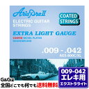 【ポイント10倍！5/6まで】AriaProII エレキ弦 AGS-800C/XL×1セット Extra Light 09-42