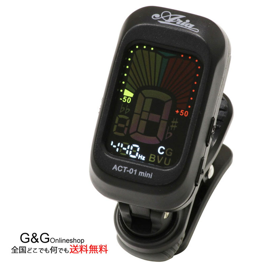 クリップチューナー アリア クロマチックチューナー ARIA ACT-01 mini【smtb-KD】【RCP】