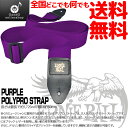 【ポイント10倍！4月29日まで】アーニーボール ギターストラップ ポリプロ パープル 紫色 ERNIEBALL POLYPRO STRAPS Purple 4045 【送料無料】【smtb-KD】【RCP】：-p2