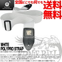 【ポイント10倍！5/6まで】アーニーボール ギターストラップ ポリプロ ホワイト 白色 ERNIEBALL POLYPRO STRAPS White 4036 【送料無料】【smtb-KD】【RCP】：：-p2