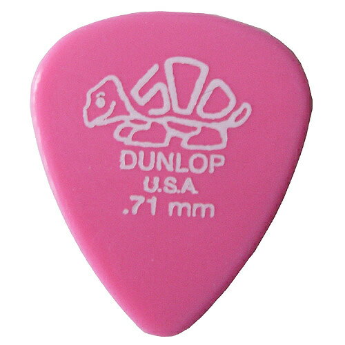 【1枚からご注文OK!!】JIM　DUNLOP　ピックDELRIN　500シリーズ　0.71mm【送料無料】【smtb-KD】【RCP】