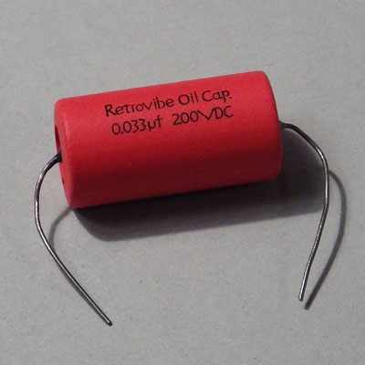 オイル キャパシター モントルーパーツ 8911 Retrovibe Oil Capacitor 0.033uF 200VDC