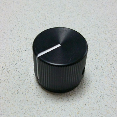 ジャズベーススタイル アルミノブ ブラック モントルーパーツ 1502 Black Alumite knob large【送料無料】【smtb-KD】【RCP】