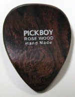 PICK BOY ピックボーイ UNIQUE MATERIAL EXOTIC/GUITAR PICK GP-RW/3 ROSEWOOD CURVED ×5枚セット ローズウッド・木製ギターピック 【送料無料】【smtb-KD】【RCP】：-p5