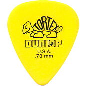 JIM DUNLOP ジムダンロップ Tortex Standard .73 YEL ×12枚セット トーテックス/スタンダード ティアドロップ /ギターピック/418R73【送料無料】【smtb-KD】【RCP】