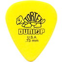 【ポイント10倍！マラソン期間限定】JIM DUNLOP ジムダンロップ Tortex Standard .73 YEL ×12枚セット トーテックス/スタンダード ティアドロップ /ギターピック/418R73【送料無料】【smtb-KD】【RCP】