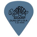 【ポイントUP!27日1時59分まで!】【まとめ買いでお得に】ギターピック JIM DUNLOP ジムダンロップ Tortex Sharp 1.0 BLU ×12枚、24枚、36枚 トーテックス/シャープ/ギターピック/412R100【RCP】