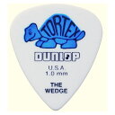 【ポイントUP!27日1時59分まで!】【まとめ買いでお得に】ギターピック JIM DUNLOP ジムダンロップ Tortex Wedge 1.00mm BLU ×12枚、24枚、36枚 トーテックス/ウェッジ/ギターピック/424R100 BLU 【RCP】