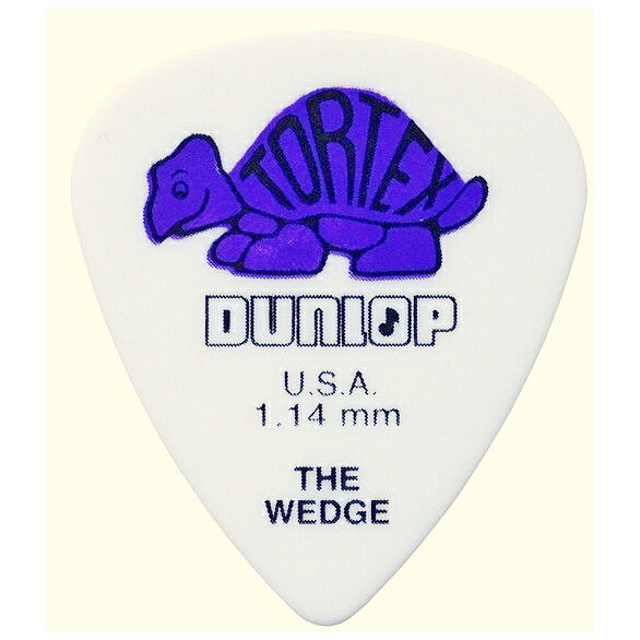 JIM DUNLOP ジムダンロップ Tortex Wedge 1.14mm PUR ×12枚セット トーテックス/ウェッジ/ギターピック/424R114 PUR …