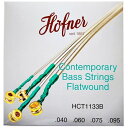 【ポイント10倍！4月29日まで】Hofner バイオリンベース用フラットワウンド弦 40-95 HCT1133B Hofner ViolinBass Strings Set