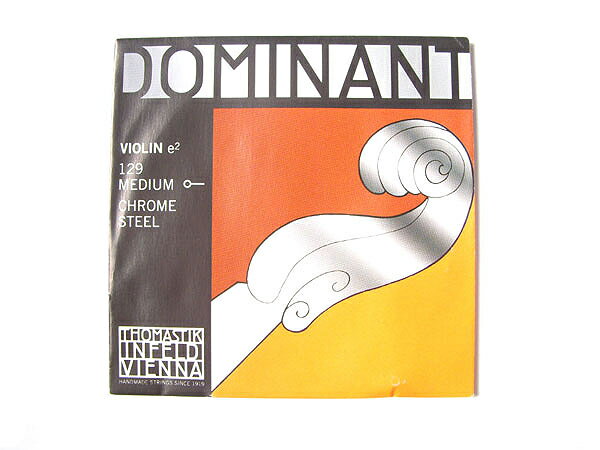 【バイオリン弦】Dominant/ドミナント E 129 クロムスチール・ボールエンド 1/4【送料無料】【smtb-KD】【RCP】