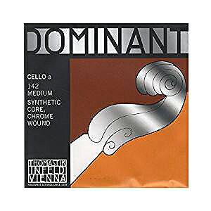 チェロ弦 CELLO DOMINANT ドミナント A 142 ナイロン/クローム巻　A線 142  ...