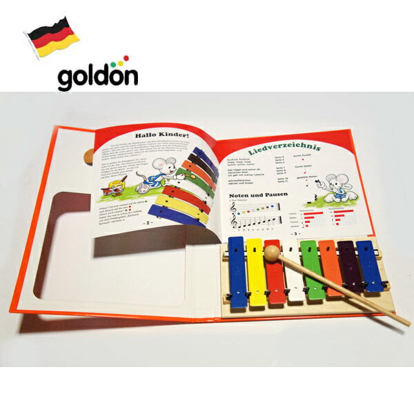 【5%OFFクーポン!総額15,000円以上で先着36名限定】Goldon ゴールドン GD11020:カラーメタロフォンブック 8音 【送料無料】【smtb-...