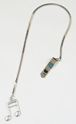 NAKANO(ナカノ) ブックマーク/ 16分音符/シルバー BM-88/16N/S 【送料無料】【smtb-KD】【RCP】:-p2