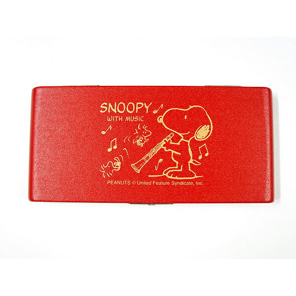 SNOOPY WITH MUSIC SCL-10RED スヌーピー×リードケース／